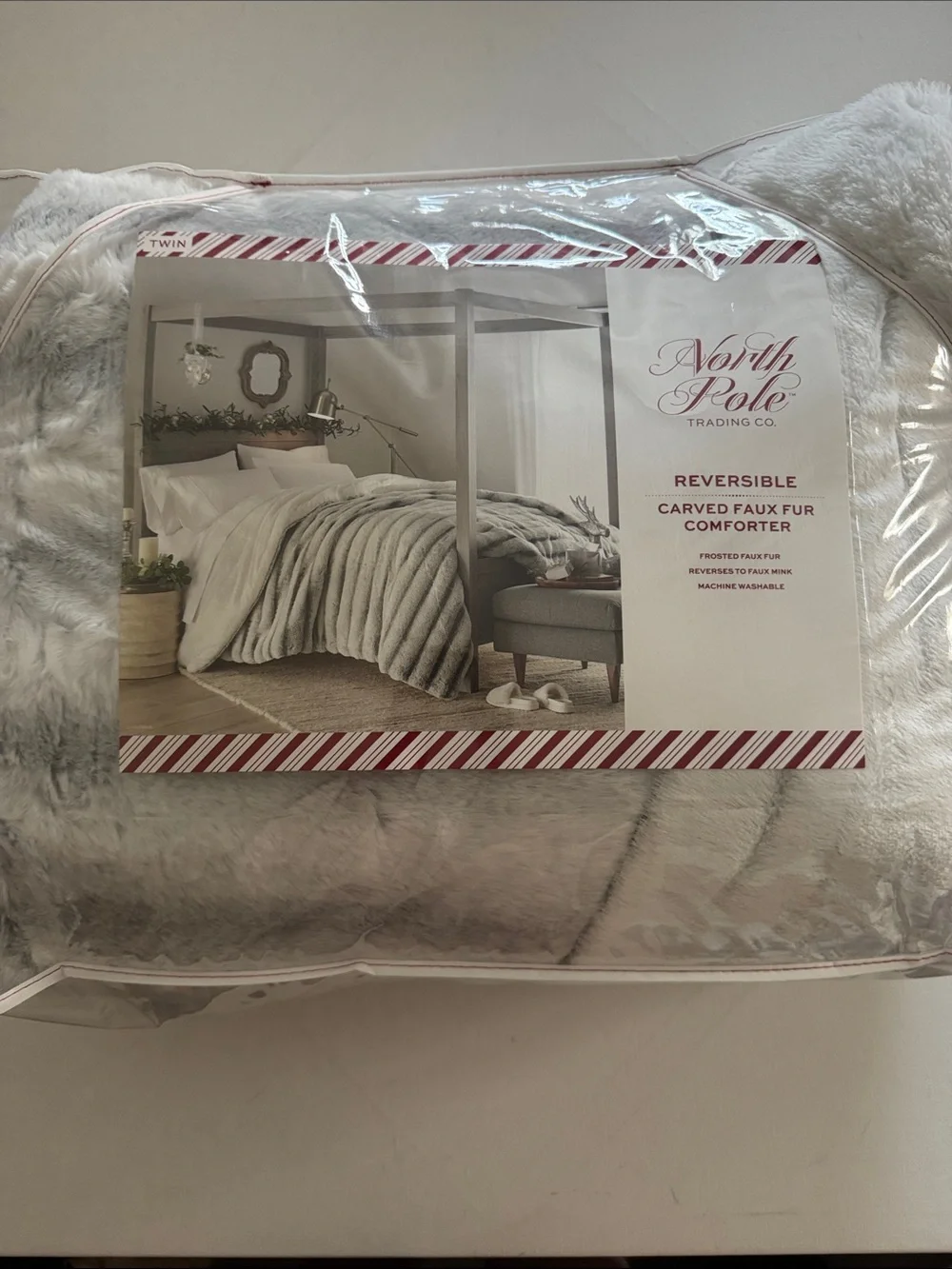 Faux Mink Twin Comforter Plush Fleece